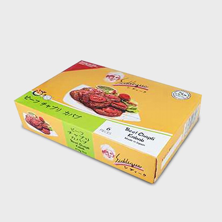 Siddique Authentic Beef Chapli Kebabs – 6 pcs